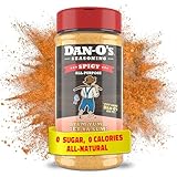 Dan-O's Spicy Seasoning, 8.9 oz Bottle, Hot Seasoning for Chicken, Wings, Burger Patties, Veggies and More, Sugar Free, Zero Calorie, Use this Spicy Blend to Craft a Marinade, Dry Rub or Sauce