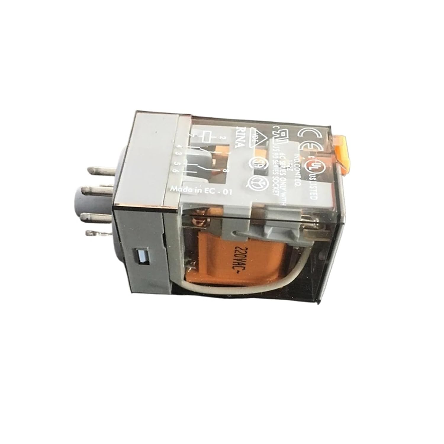 60.12 Type 220VAC Mini Electromagnetic Relay Relay 60.12 General Purpose Relay