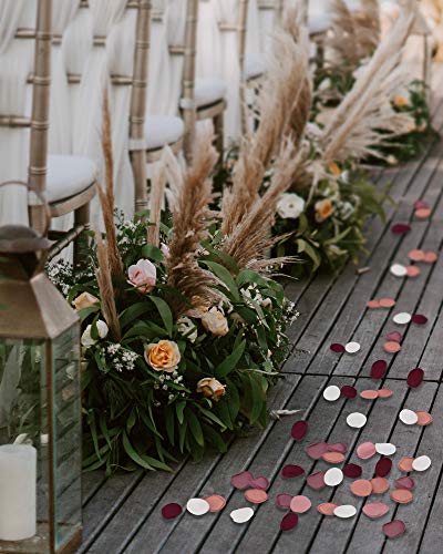 Hadwoer 200Pcs Artificial Flowers Silk Rose Petals Flower Girl Fake Scatter Petals For Wedding Aisle Centerpieces, Romantic Night, Anniversary, Valentine Day Courtship, Party Favors Home Decoration #TOP5