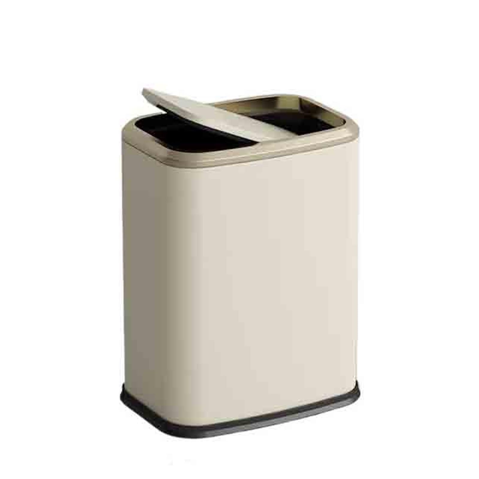 ZYYANSHOP Trash Cans Hotel Trash Bin Household Kitchen Bathroom Toilet Living Room Bedroom Large Capacity Wastebasket Garbage(White)