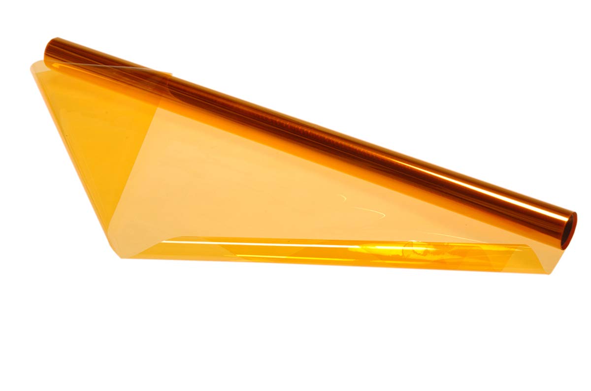 Bright Ideas Cellophane Wrap Rolls for Gift Wrapping, Florist Bouquets, Gift Hamper and Basket Wrapping, Scrapbooking, Arts and Crafts. Cellophane Yellow 50cm x 4.5m Colourfast. BI2602.