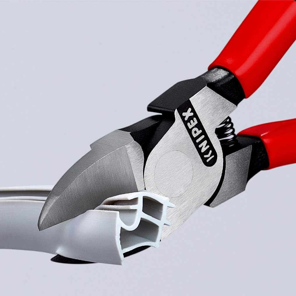 KNIPEX Szczypce tnące boczne do tworzywa sztucznego z tworzywa sztucznego, powlekane 160 mm, 72 21 160