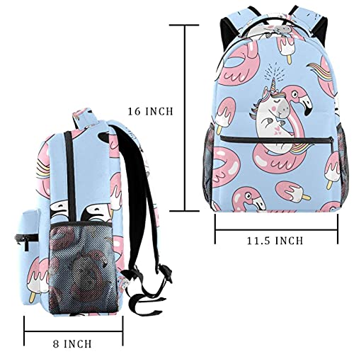 Sac à dos d'école lumineux avec compartiment ordinateur et imperméable - 2