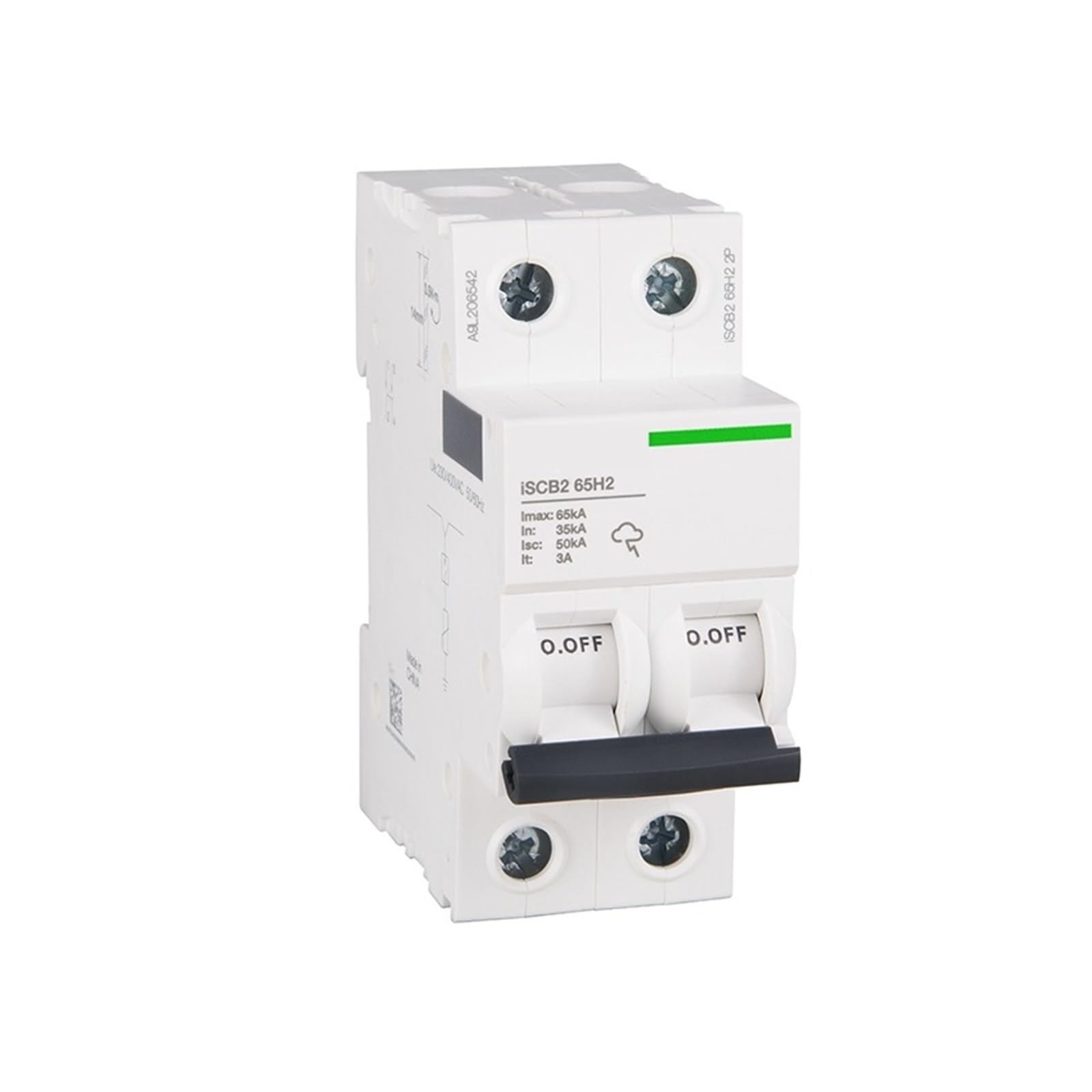 iSCB T2 2P parasurtenseur dispositif de protection de secours iSCB2 65H2 pour tableau - 2