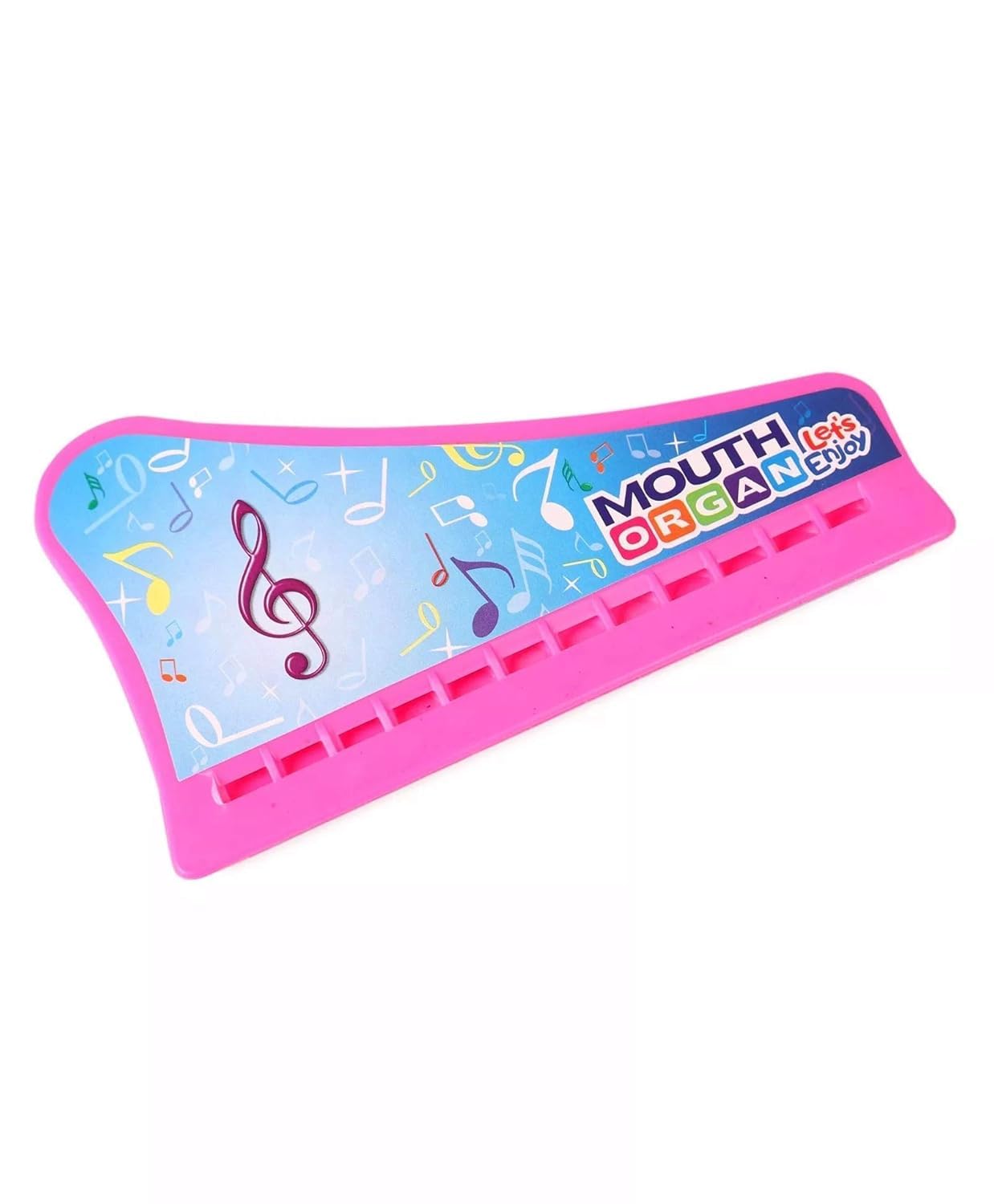 Ratna's Musical Mouth Organ Senior Toy Musical Instrument for Kids (Assorted Colours & Designs)