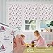 No Drill Blackout Roman Shades Blinds, No Tools Made to Order Kids Lined Window Shades Blinds for Windows, Doors, French Doors, Kitchen Windows, Boat