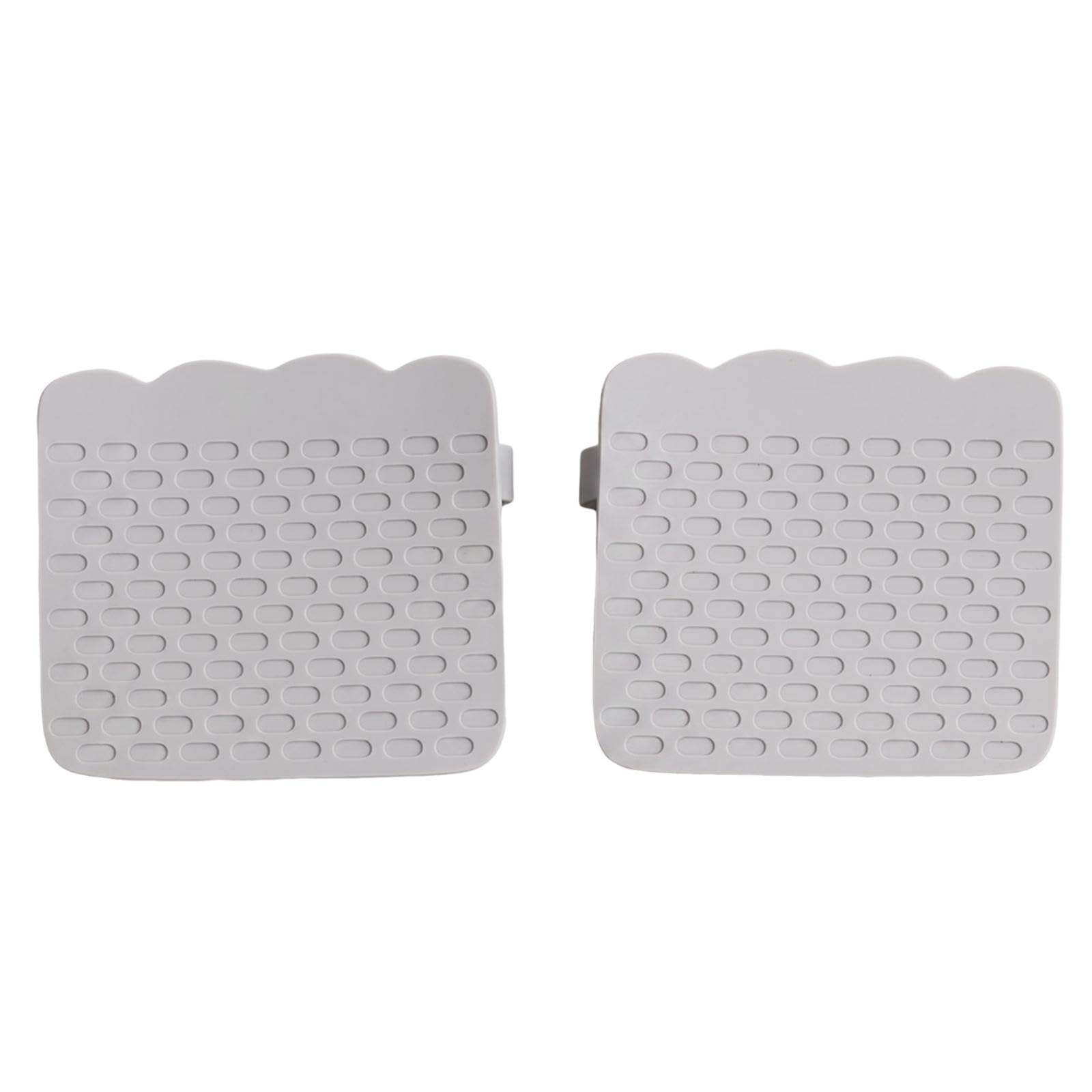 Silicone Hand Grip Pads Textured Pull-up Grip Pads Wear-Resistant Weight Lifting Grips for Bar Work, Weightlifting Gray-image-4