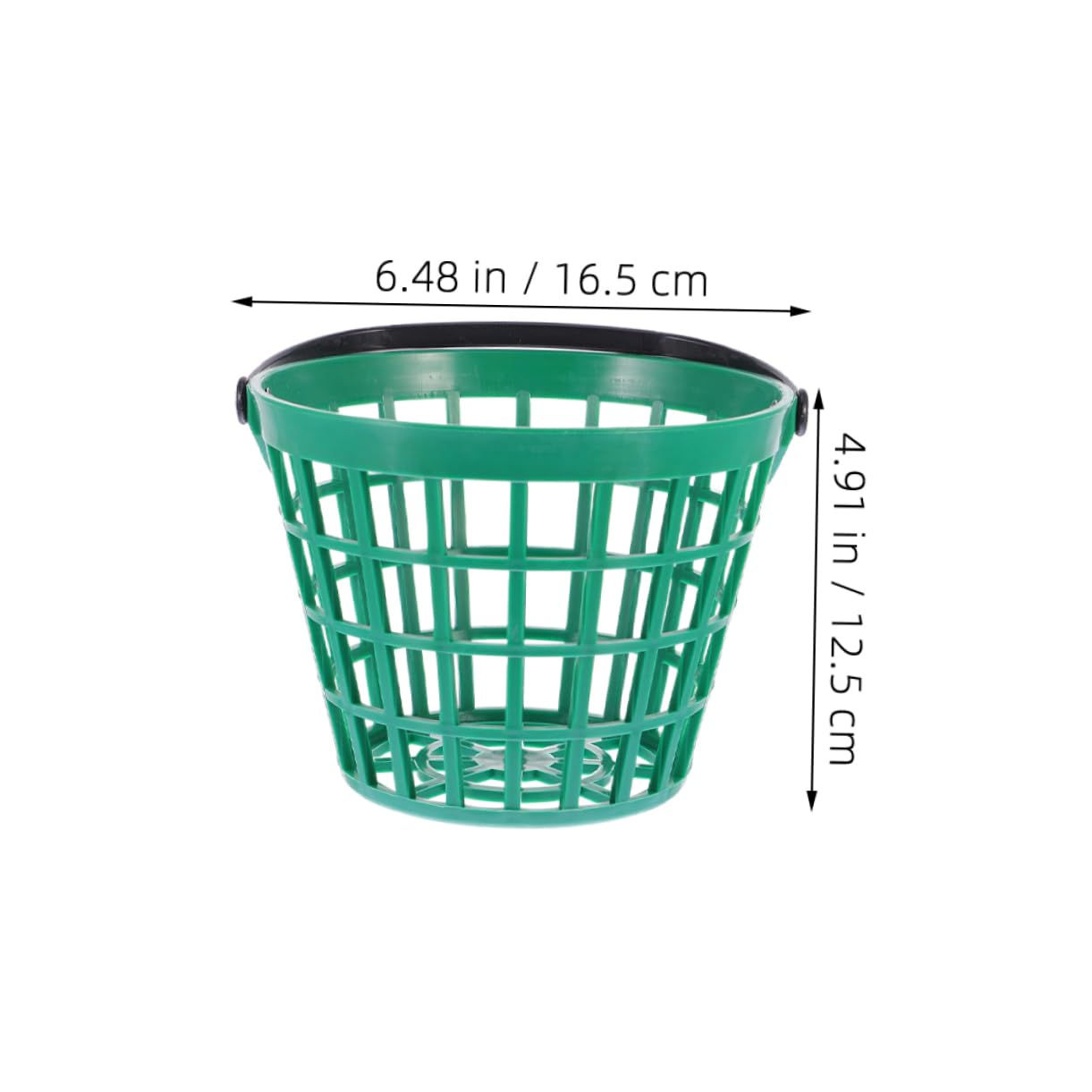 Cabilock Bucket 2pcs Storage Basket Golfing Accessories Portable Container Ball Collector Large Capacity