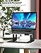 SOUNDANCE Laptop Stand, Aluminum Computer Riser, Ergonomic Laptops Elevator for Desk, Metal Holder Compatible with 10 to 15.6 Inches Notebook Computer, Black