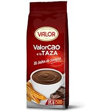 Valor. Valorcao a la taza. Cocoa Powder mix for Hot chocolate. 500g 1.1lb. Pack of 2.
