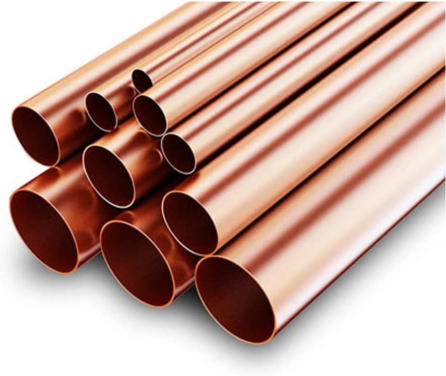 VENTRAL Copper Pipe Type M 1/2 Inch (0.625 OD), Straight Hard Temper, Cut Lengths for Plumbing Water HVAC (60 Inches Long)