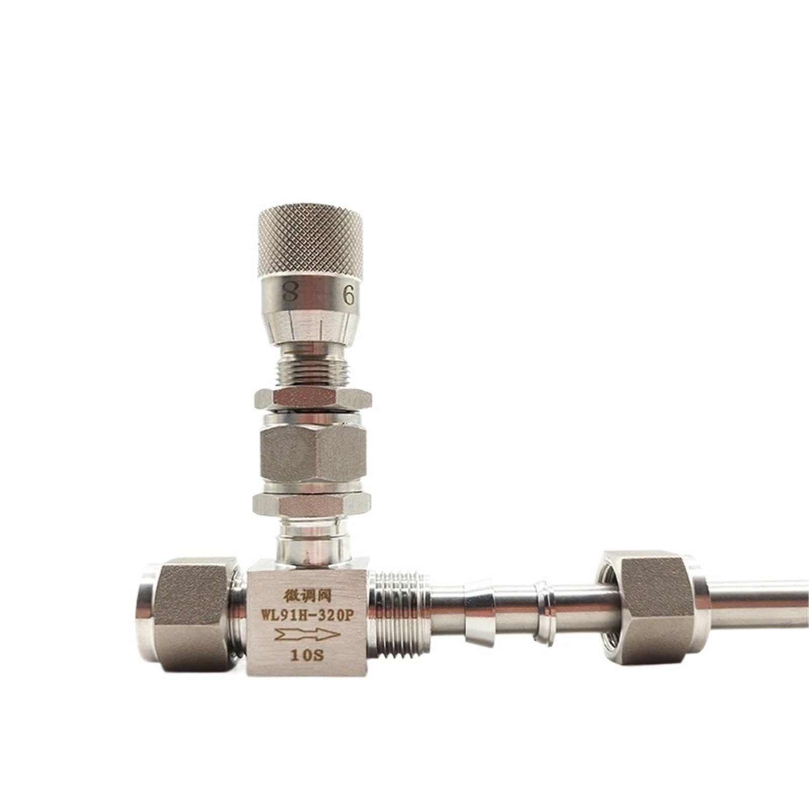 Vanne de régulation micrométrique 8 mm pour optimiser les circuits de fluides en atelier
