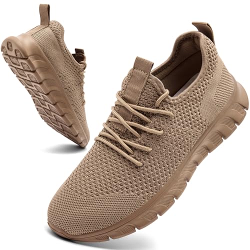Image of Mens Running Shoes Slip On Tennis Walking Sneakers Workout Athletic Lightweight Casual Sport Shoes