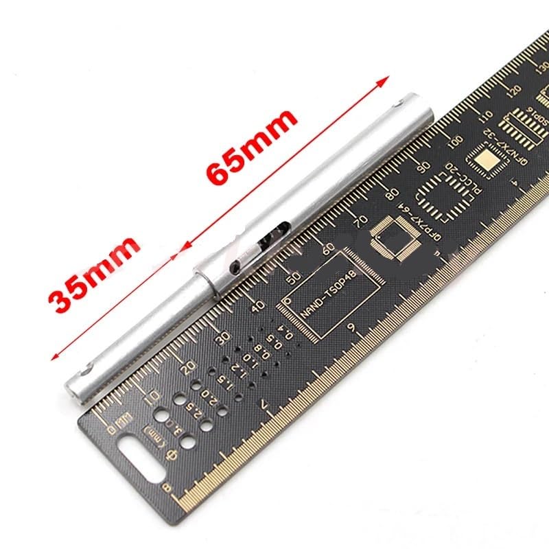 Tren recto antivibración aleación aluminio ligero M3 M4 avión RC | Aleación ligera resistente equilibra peso y rigidez y amortigua presión al aterrizar.(6PCS M4)