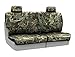 Coverking Rear 50/50 Bench Custom Fit Seat Cover for Select GMC Yukon Models - Neosupreme Camo Real Tree (Max-1 Solid)