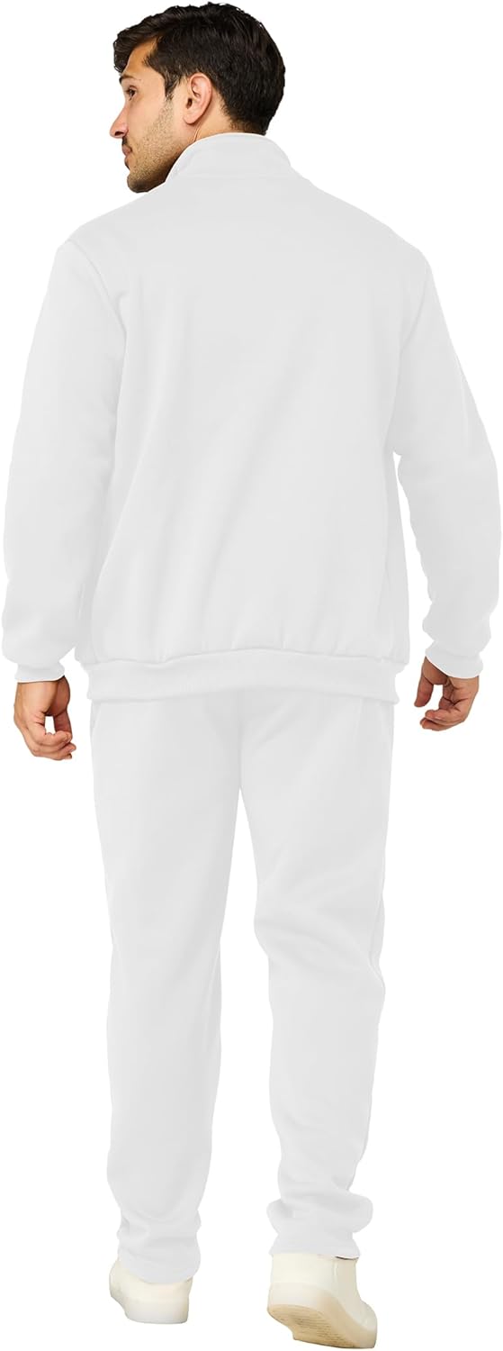 Men's Tracksuits Casual Sweatsuit 2 Piece Full Zip Sweatshirt and Sweatpants Set Athletic Jogging Suit - Image 4