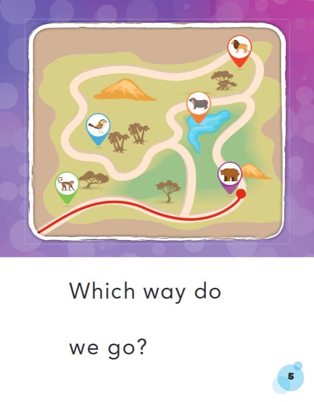 Zoo Map - Phonics Book for Beginning Readers, Teaches High-Frequency Sight Words (See Me Read! Everyday Words) - Image 6