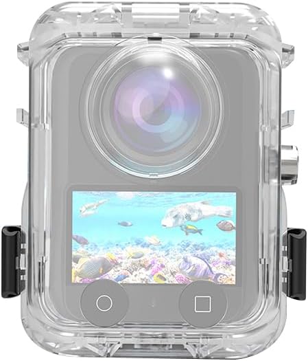 FEICHAO 40m/131ft Underwater Diving Housing Shell Waterproof Case Compatible with OMSO 360 Panoramic Action Camera