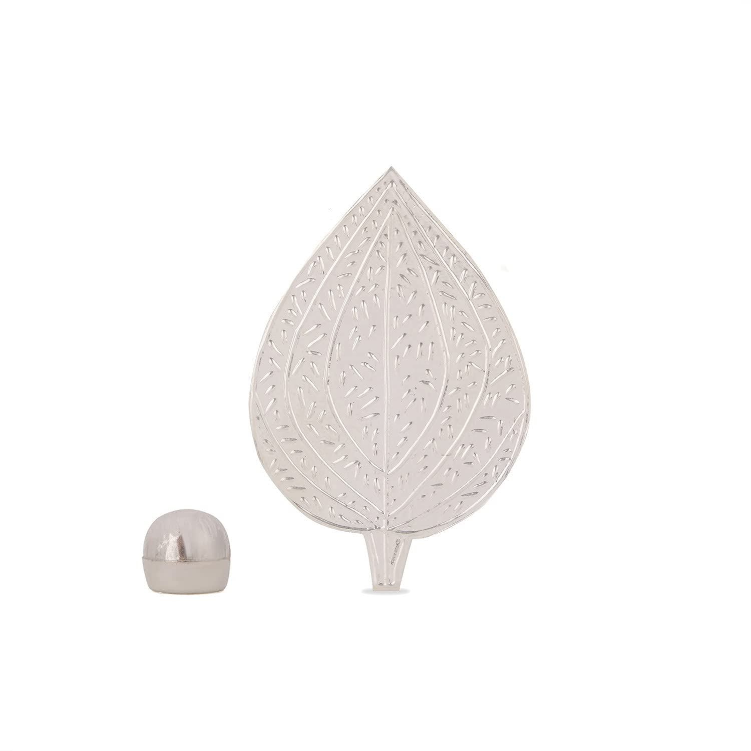 Silver Pan Supari Betelnut Combo of 2 for Puja Pooja and Temple - 97%-99% Pure BIS Hallmarked