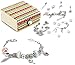 Produktbild Queta Charm Armband Kit DIY, Schmuckherstellung Bastelset Regenbogen Handwerk Perlen Armbänder Schmuck Basteln für Mädchen Teens Valentinstag Jubiläum Geschenk Set