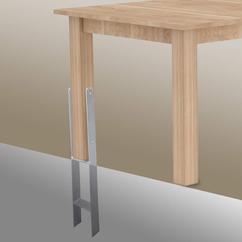 Palo ad H da 121 mm, 6 pali, durevoli, 121 x 600 x 60 mm, pali quadrati in legno per recinzioni di carport