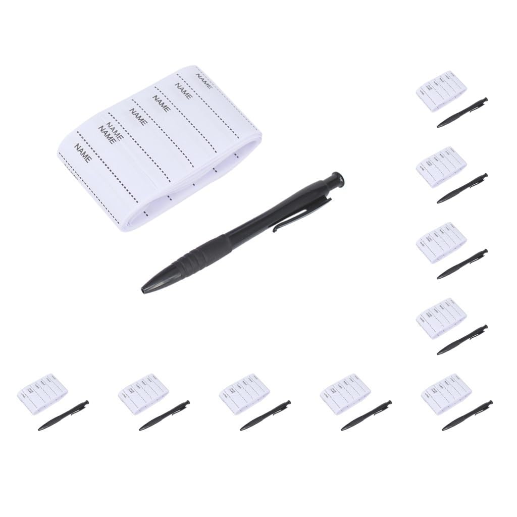 10 Set 200 Stück Namensbänder zum Aufnähen auf Schule Namensschilder Etiketten Uniform Patches