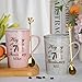 Imagen de YIKILYLIFE Regalos 70 Año Aniversario Boda 2PCS Tazas 400ml