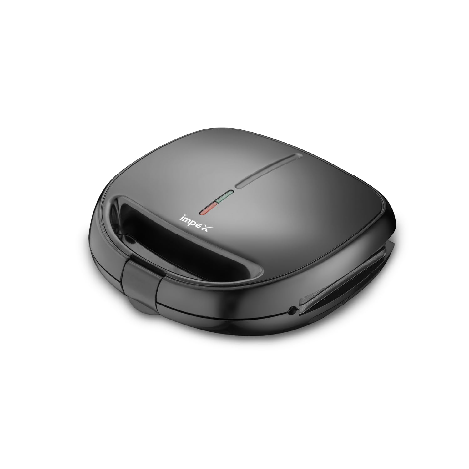 Sandwich Maker 2 Slice, Non Stick Coated Plates, Power & Ready Indicator Light, Cool Touch Handle, Skid Resistant Feet, Compact Design with 218x127mm Plate Size