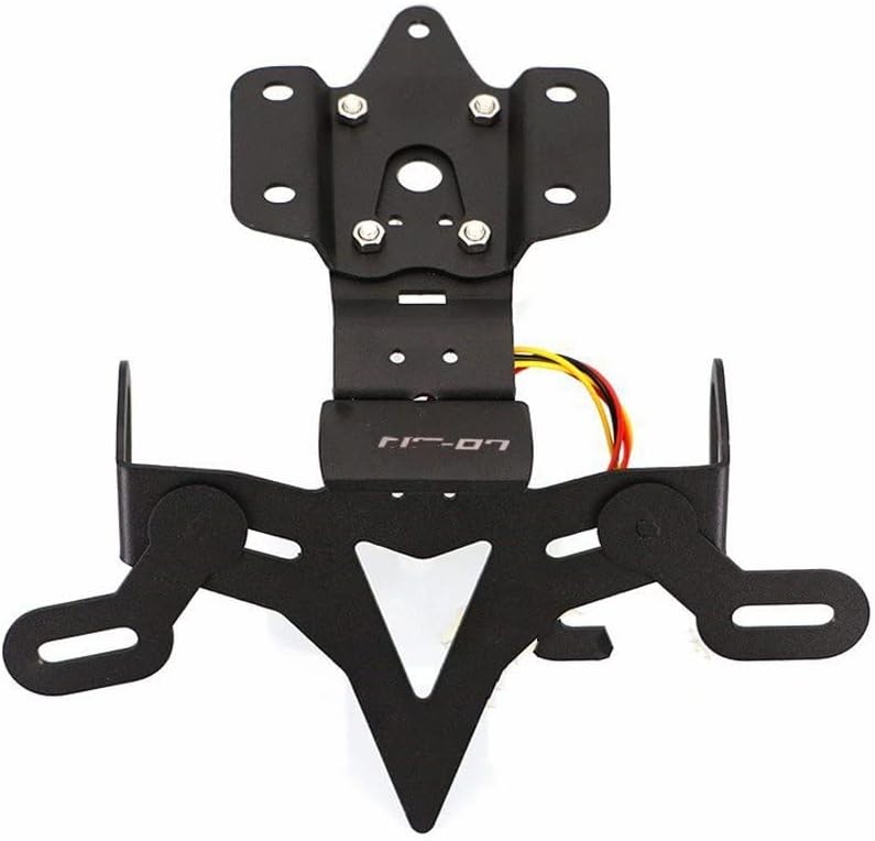 For Yamaha For Mt-07 For Fz-07 For Mt07 2014 2015 2016 2017 Motorcycle License Plate Holder Fender Eliminator Registration Bracket Plate Frame Number