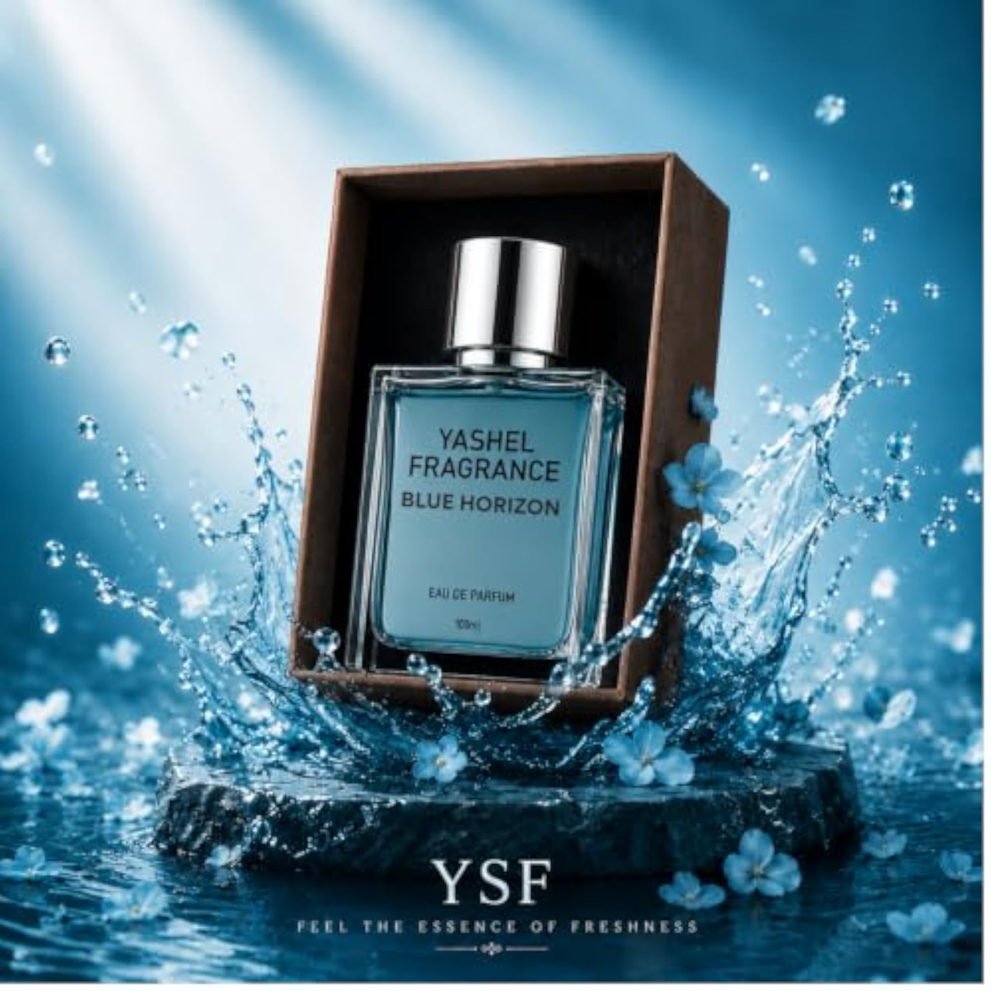 Men's Blue Horizon Eau De Parfum, Long Lasting Fresh Perfume
