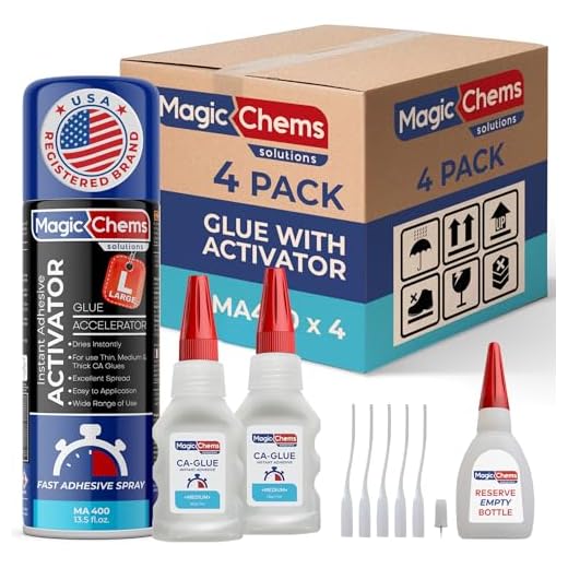 CA Glue with Activator for Strong Bonds