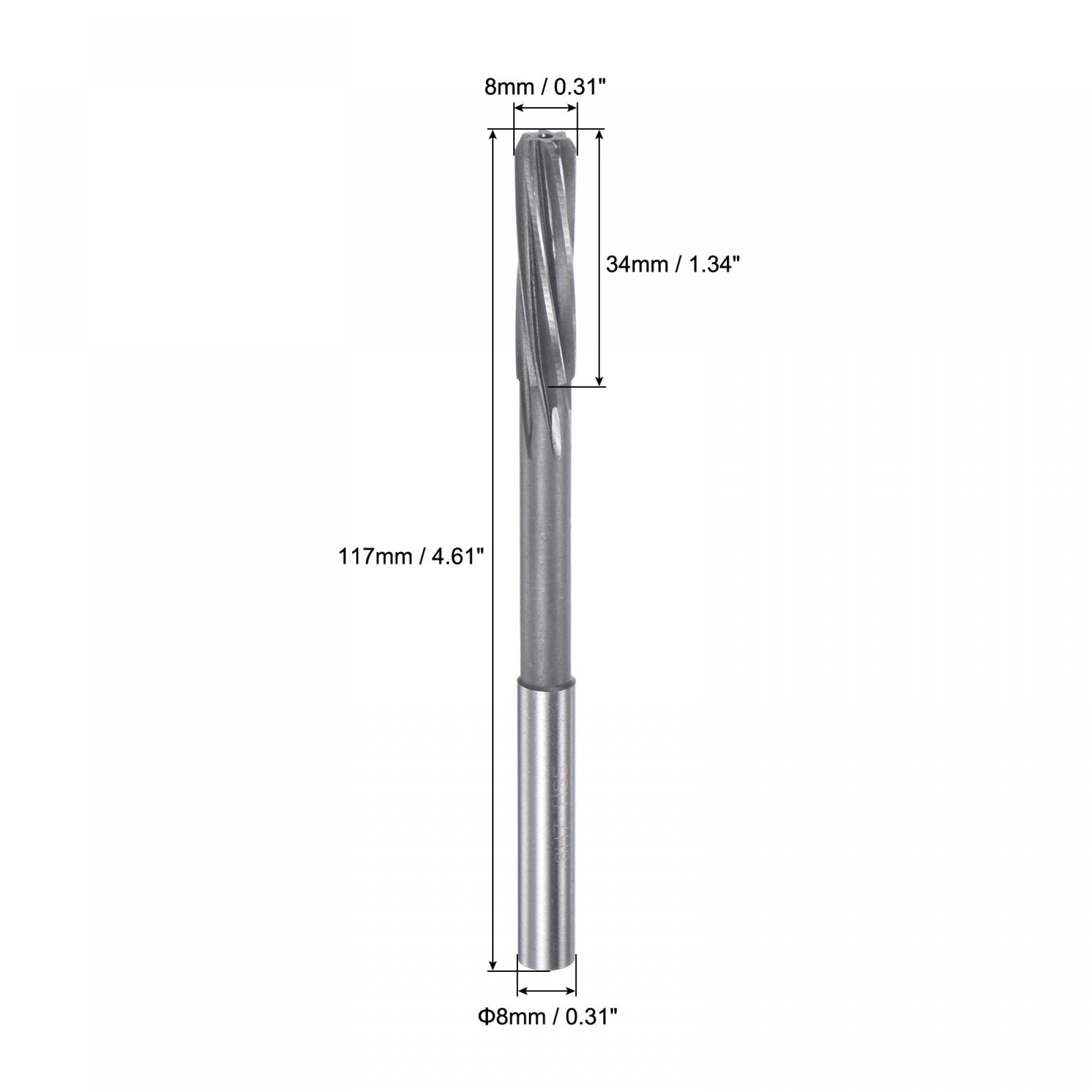 Alésoir Mandrin 8mm H7 Acier Rapide 4241 - Outil De Précision Pour Alésage