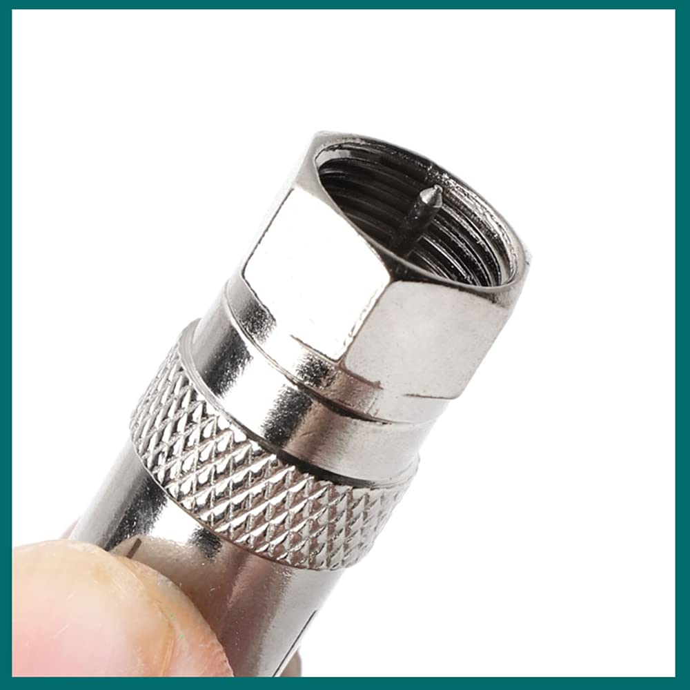 10x Sdoppiatore Antenna TV Tipo F In Forma Di T - 1 Spina Maschio E 2 Femmina - Splitter Connettore Video E S-video - Adaptout Marca Francese - Foto 4