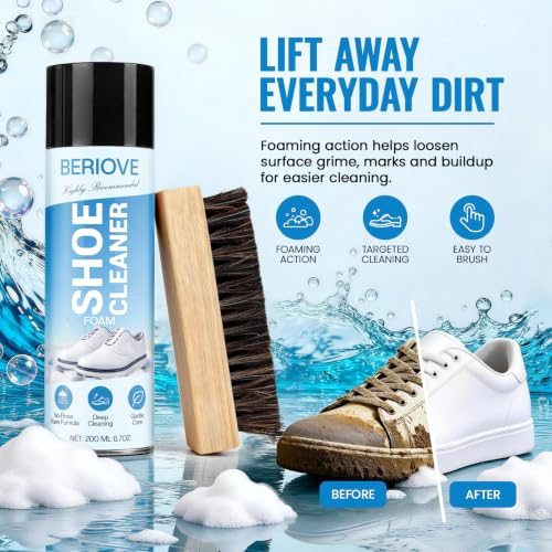 Image of Protect Shoe Protector Spray - 6.7 OZ Waterproofing Spray | Rain & Stain Waterproof Nano Protection for Leather, Suede, Sneaker