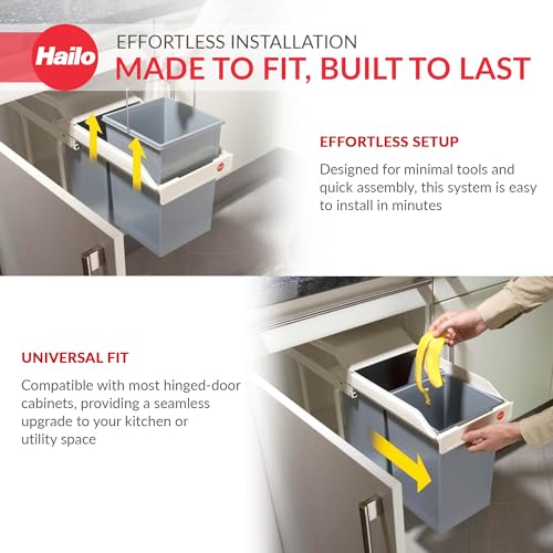 Caneca de basura para cocina Hailo Multi-Box Duo L miniatura 3