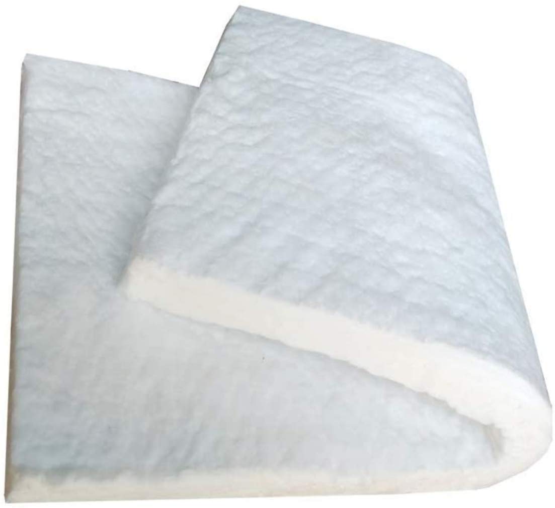SIMOND STORE Ceramic Fiber Insulation Blanket, 2 inch X 24 inches X 74.4 inches, 8# Density 2300F fo