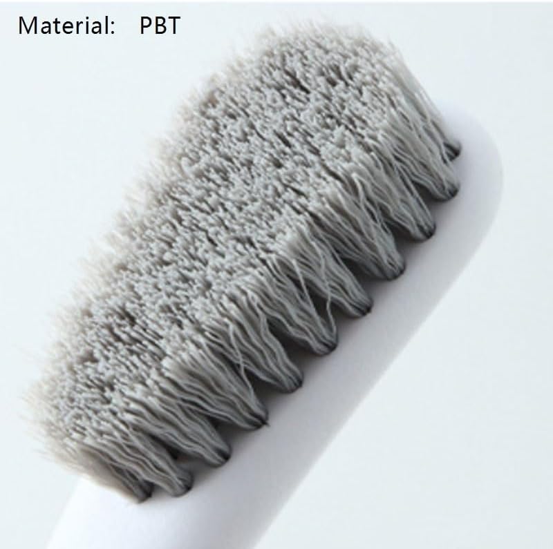 The Long Handled Ash Wood Household Shoe Brush with Soft Bristles Can Gently Clean Shoes