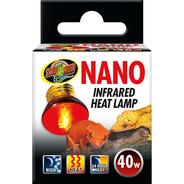 Zoo Med Nano Infrared Lampe Chauffante 40W pour Nano-Terrarium