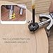 VISLONE Wood Scribe Tool Wheel Marking Gauge woodworking tool set 180 MM Sliding Mark Scraper Adjustable Precision Linear Arc Dual-purpose Scriber Parallel Line Drawing Tool