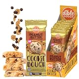 Dible Dough Edible Cookie Dough Bars, Peanut Butter Chocolate Chip,10 Pack