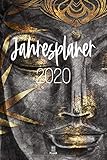  MARBLE Planer JAHRESPLANER 2020 BUDDHA: A5  385+ Seiten  Tagesplaner  Terminplaner  Wochenplaner  Jahresplaner  1 Seite pro Tag  viel Raum für ...  Aufgaben  Training  Softcover 