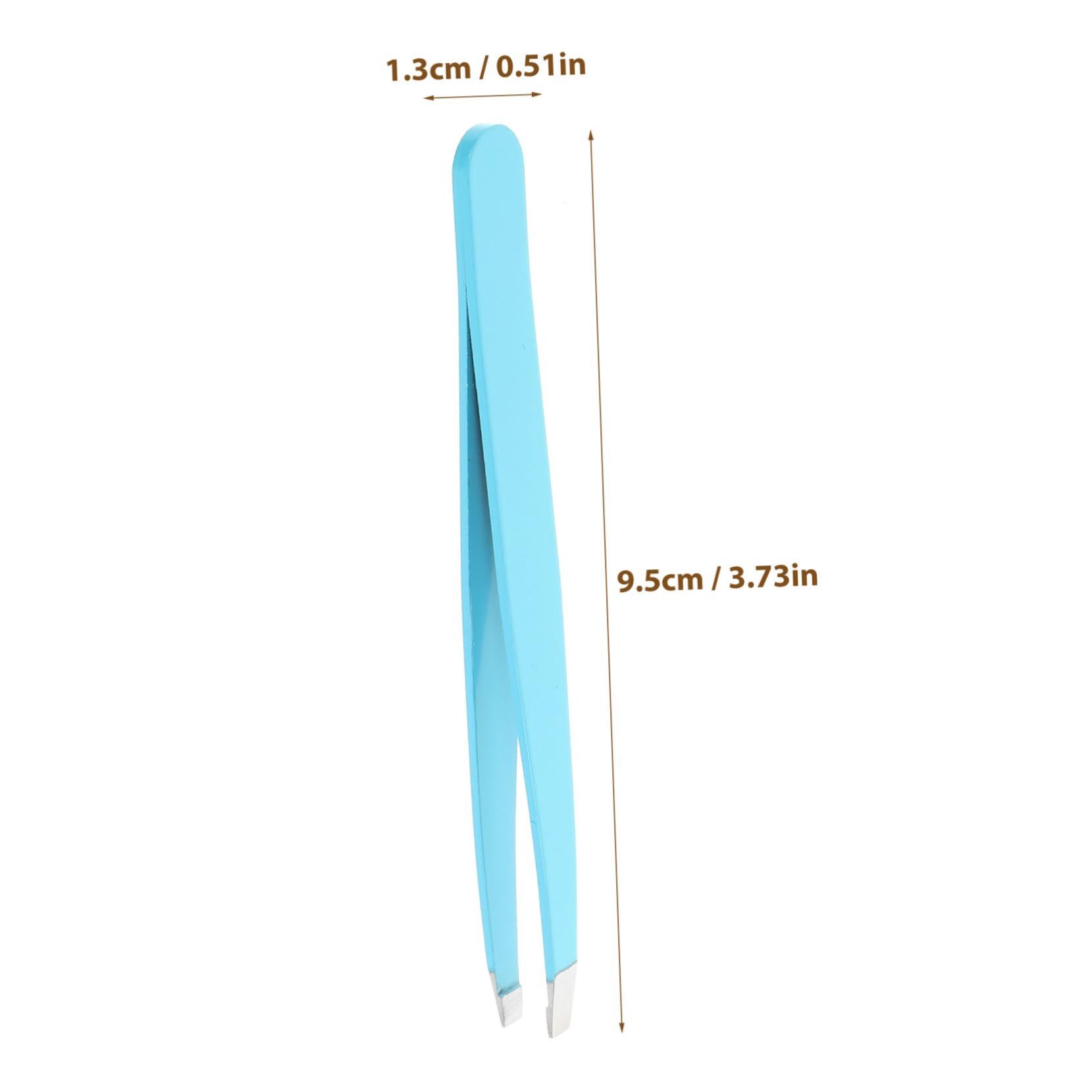 VICASKY 6pcs Eyebrow Shaping Tool Portable Eyebrow Clamps Tweezers for Beauty Trimming Durable Practical Design with Storage Bag for Home Salon Use