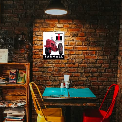 Desperate Enterprises Farmall 400 Tin Sign - Nostalgic Vintage Metal Wall Decor - Made in USA - Thumbnail 3