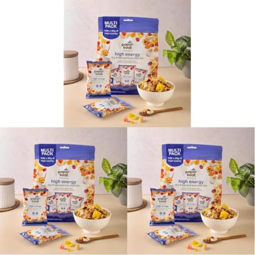Image of Paper Boat High Energy Dry Fruits & Nuts Trail Mix (Pack of 30)