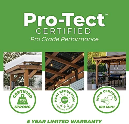Backyard Discovery Saxony XL Grill Gazebo, 2 full Size Grills, Griddles or Smokers Steel Metal Roof, Wind Resistant - 100 mph, Supports 30 In of Snow, Electrical Outlet, USB, Grilling Hooks