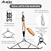 Aimax Outdoor Hunting Game Hoist Gambrel with Elk Hoist Dual Pulley Lift System and Deer Hanger, Hunting Game Hanging Kit for Deer Butcher and Skinning, Max to 700 LB, Hunting Gifts for Men