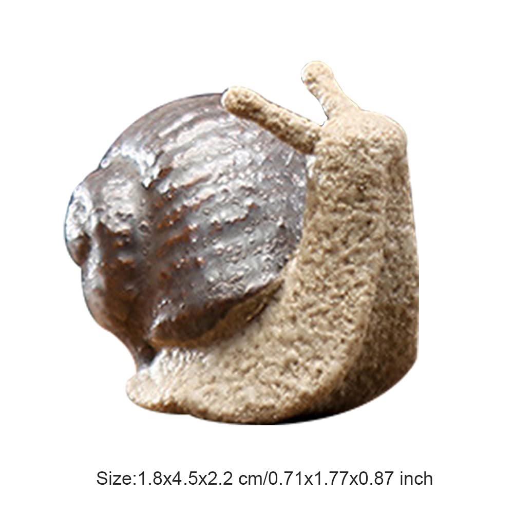 10 Stück Harz-Schnecken Als Garten-Deko – Handbemalte Mini-Figuren Für Draußen & Terrasse