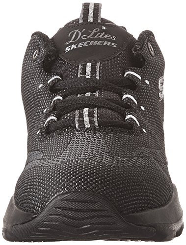 Skechers Sport Women's Dlite Ultra Sneaker,black/black,7 M US2