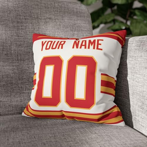 Image of ANTKING Throw Pillow 2 Packs Personalized Custom Any Name Number for Men Women Boy Gifts