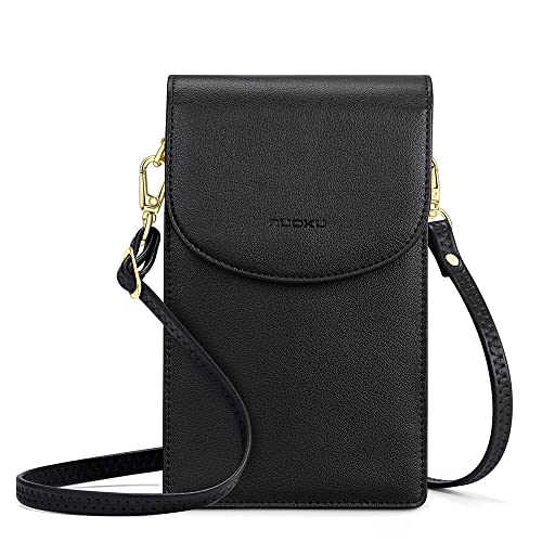 nuoku Crossbody Phone Bag for Women, Mini Crossbody Purse, Small Phone Wallet Crossbody with Removable Card Holder